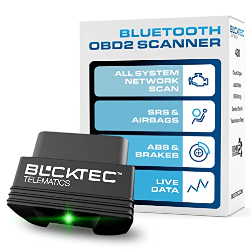 BLCKTEC 430 Bluetooth OBD2 Scanner for iOS & Android