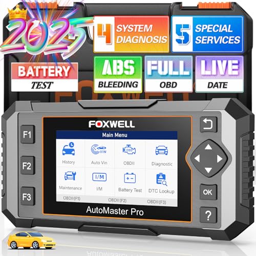 FOXWELL NT614 Elite OBD2 Scanner with 5 Service Resets