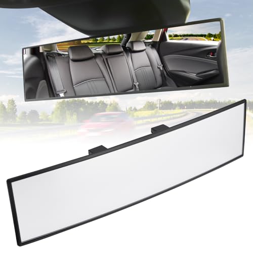 Wide Angle Panoramic Rear View Mirror for Cars and Trucks