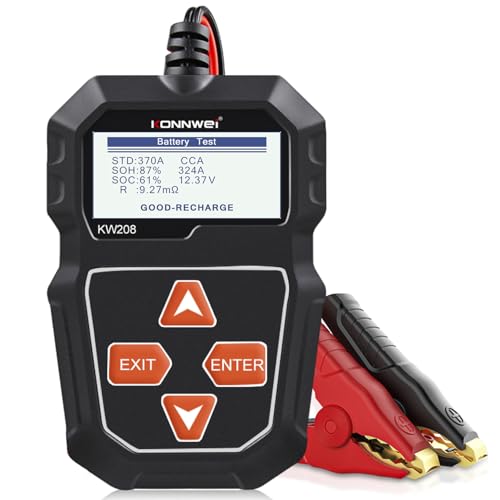 KONNWEI KW208 12V Automotive Battery and System Tester