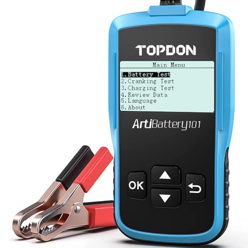 TOPDON AB101 12V Car Battery and Charging System Tester