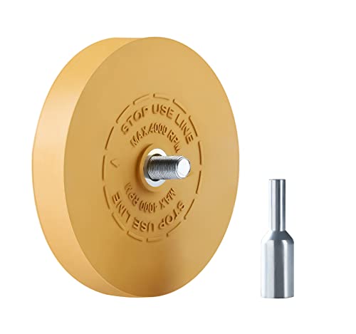 Professional Eraser Wheel Decal and Adhesive Remover for Vehicles