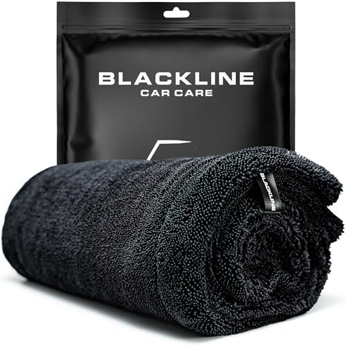 Blackline 24x36 Inch Twisted-Loop Microfiber Car Drying Towel