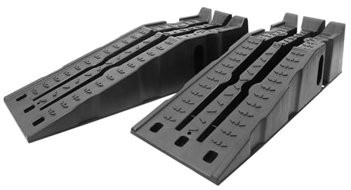 Heavy-Duty Stackable Car Ramps with 6500 lbs Capacity