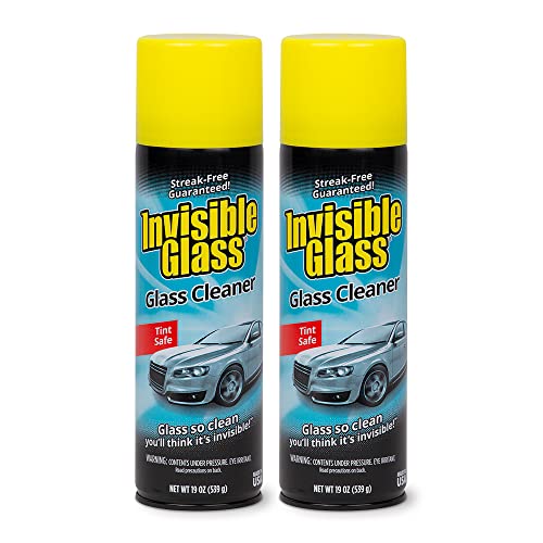 Invisible Glass Premium Aerosol Glass Cleaner Spray ,  Streak-Free, Ammonia-Free, Tint-Safe