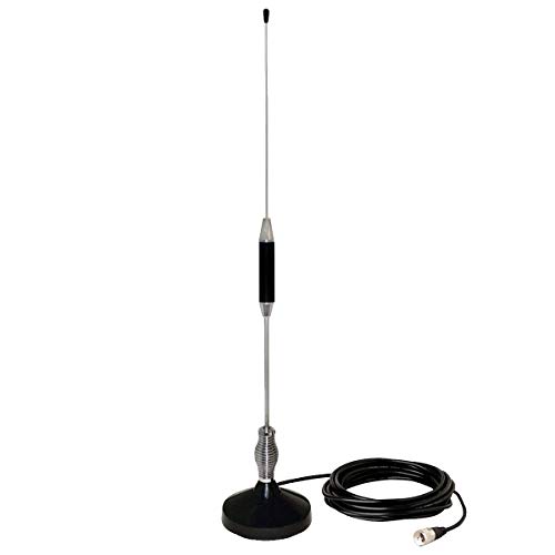 28-Inch CB Radio Antenna with Heavy Duty Magnet Mount