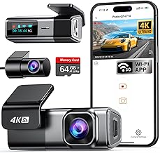 Navycrest 4K Dash Cam Front and Rear