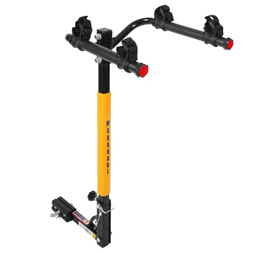 MaxxHaul 2-Bike Hitch Mount Rack with 100 lb Capacity