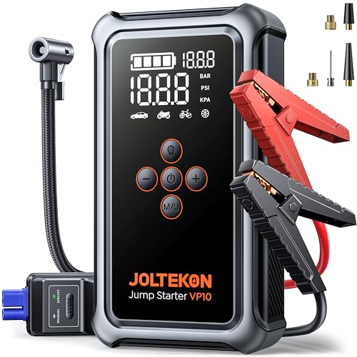 Joltekon 5000A Portable Car Jump Starter with Air Compressor and Tire Inflator