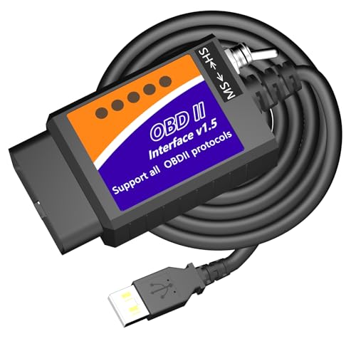 OBD2 to USB Diagnostic Cable for Car Performance and Customization