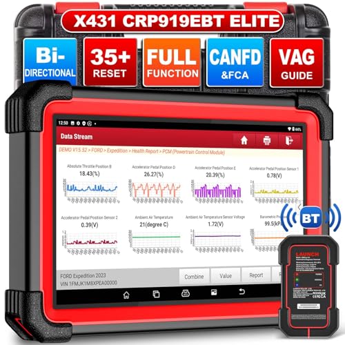 Launch X431 CRP919EBT Wireless Bi-Directional OBD2 Full System Scanner