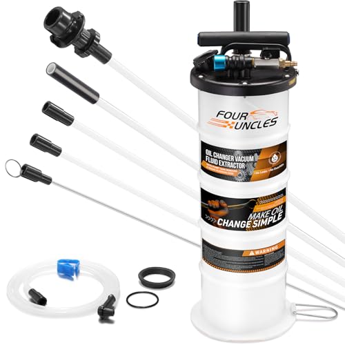 6.5L Pneumatic and Manual Oil Fluid Extractor with Multiple Tubes