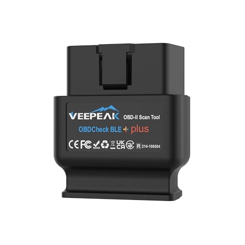 Veepeak OBDCheck BLE+ Bluetooth OBD-II Scanner for iOS & Android