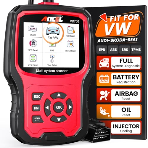 ANCEL VD700 Advanced OBD2 Scanner for Volkswagen and VAG Vehicles