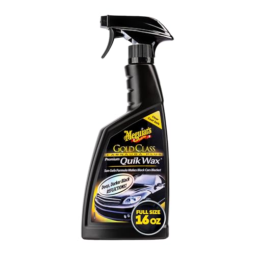 Meguiar's Gold Class Carnauba Quik Wax - Spray Wax for Deep Shine and Protection