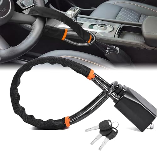 DualGuard Universal Steering Wheel and Seat Belt Anti-Theft Lock