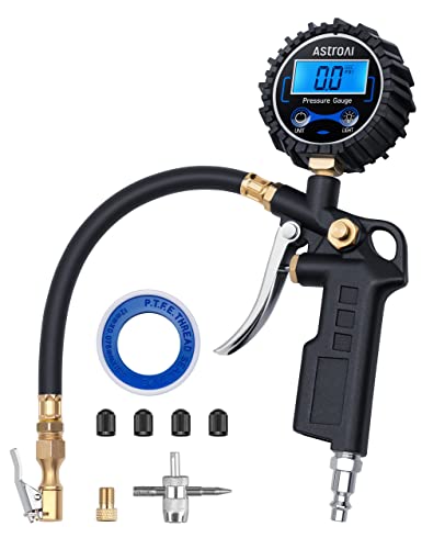 AstroAI Digital Tire Pressure Gauge with Inflator and Quick Connect Coupler