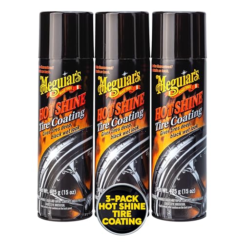 Meguiar's Hot Shine High Gloss Tire Coating - 3 Pack