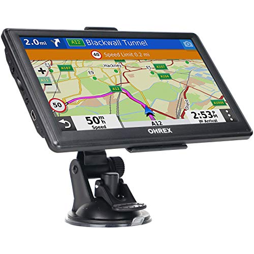 OHREX 7-Inch GPS Navigator with Custom Truck Routing and Lifetime Map Updates