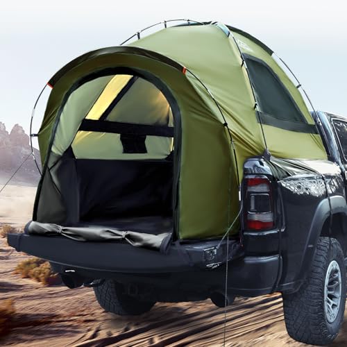 Waterproof Truck Bed Tent for 5.5-6 ft Pickup Trucks, Sleeps 2-3