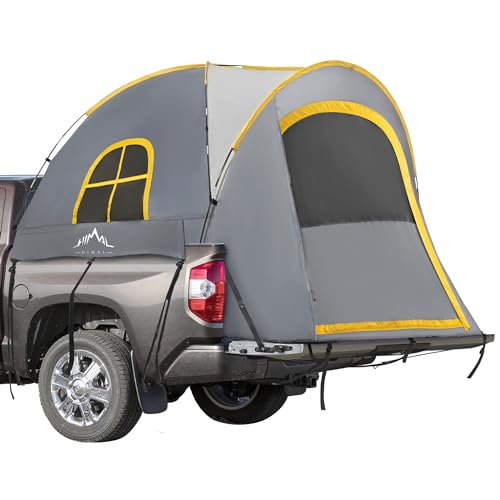 Waterproof Double-Layer Pickup Truck Tent for 5.5-6 ft Beds