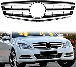 C300 Front Grille for Mercedes W204 (Chrome Black)