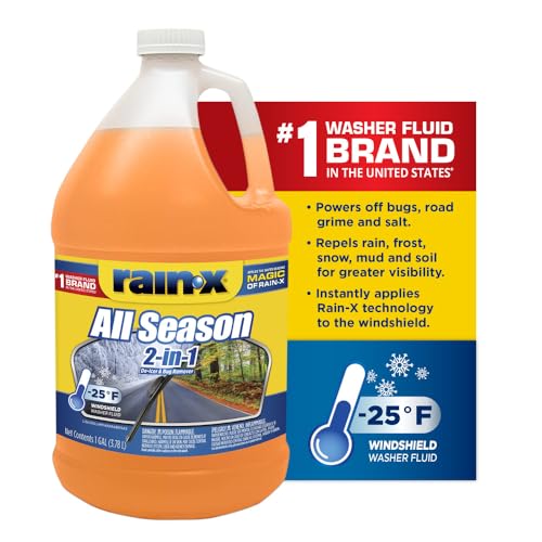 Rain-X 2-in-1 De-Icer & Bug Remover Windshield Washer Fluid